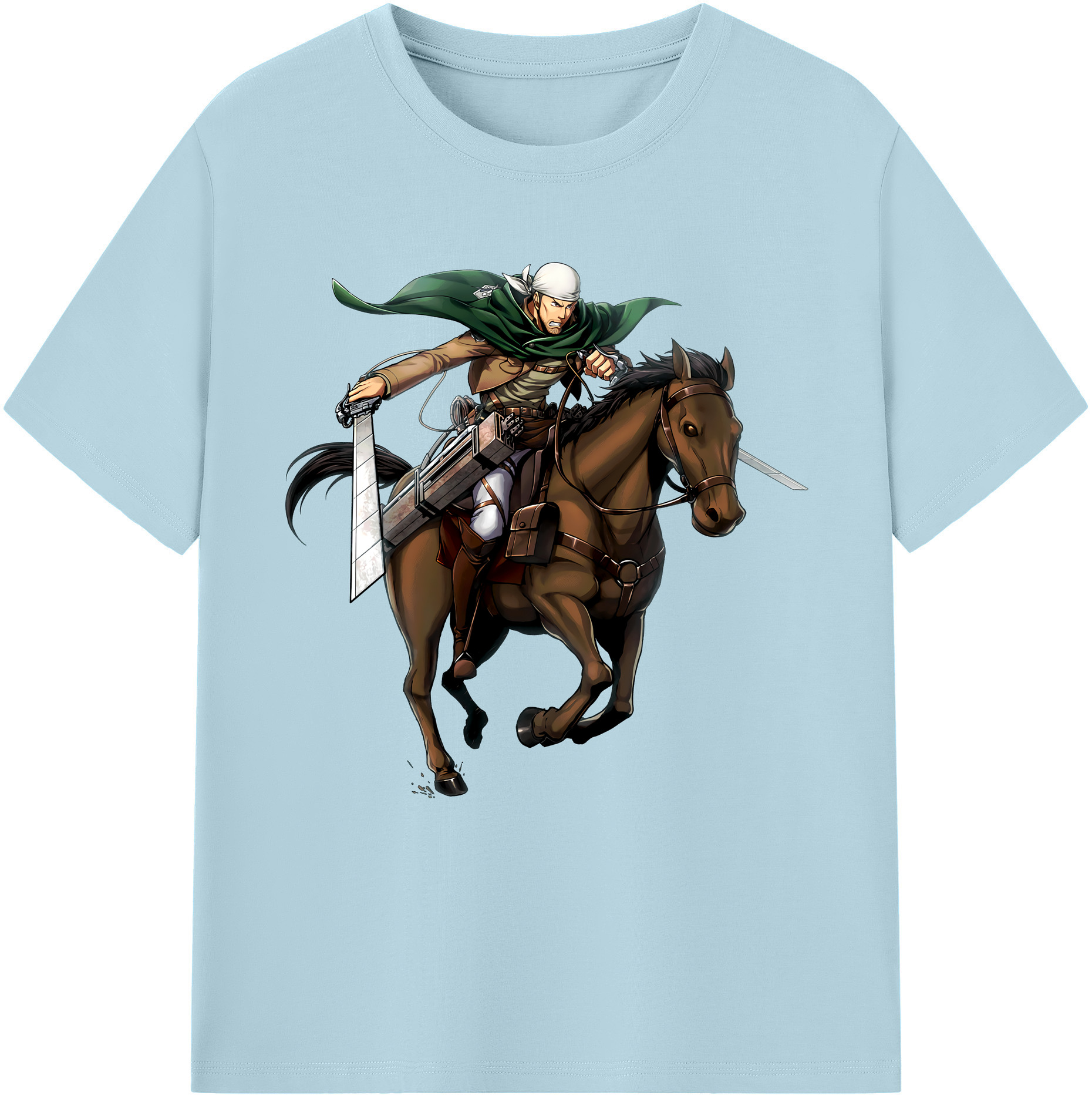 （画像用） 進撃の巨人 Attack on Titan 綿100％半袖Tシャツ（フロントプリント）